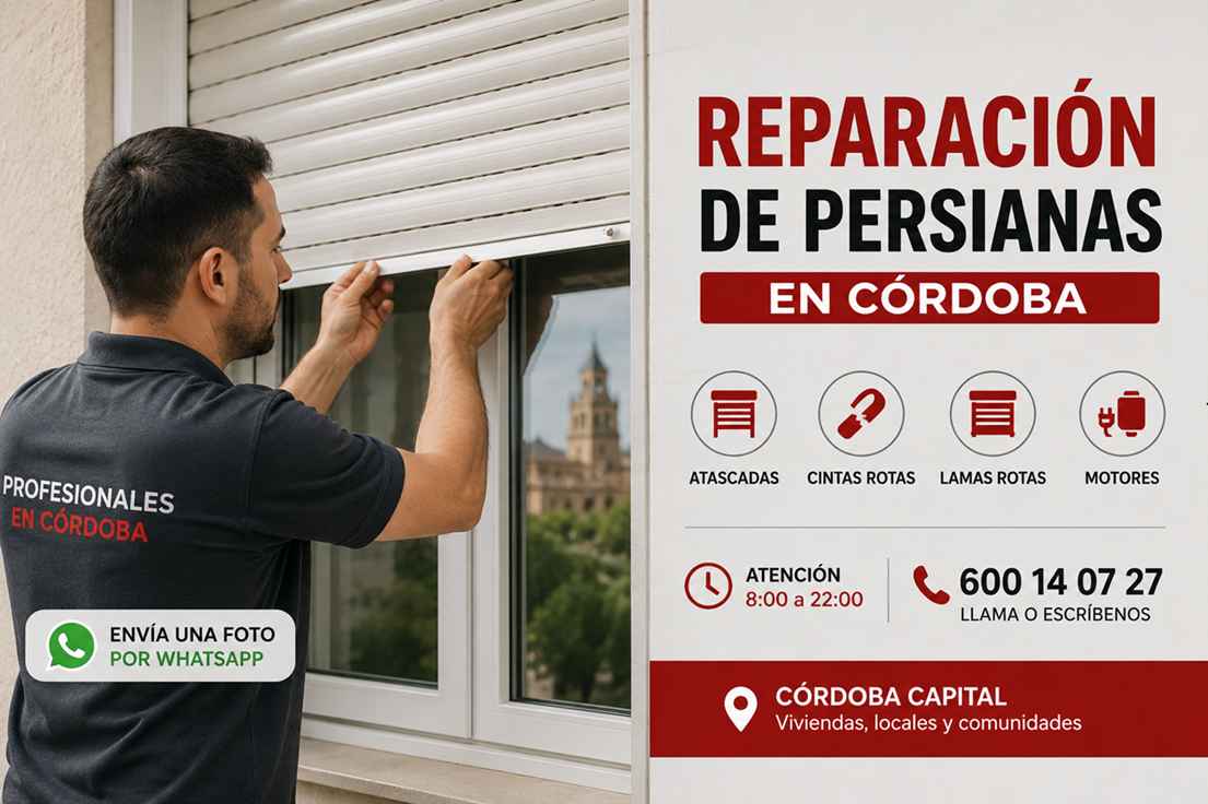 Reparación de persianas en Córdoba